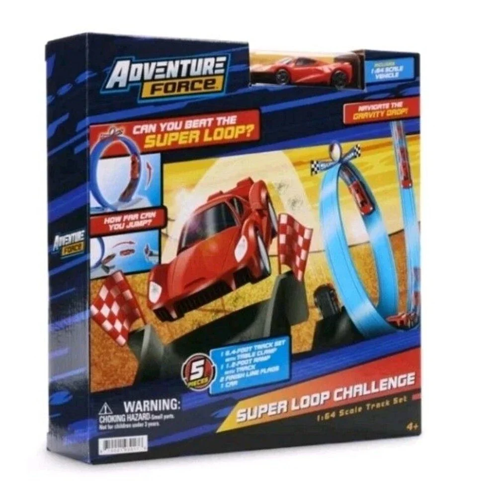 Adventure Force Super Loop Challenge Vehicle Playset NIB – Ages 4+ Track Set